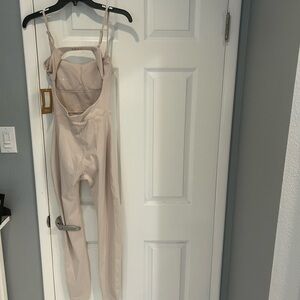 BNWT Active by Teal Long Kayla Jumpsuit in Oat